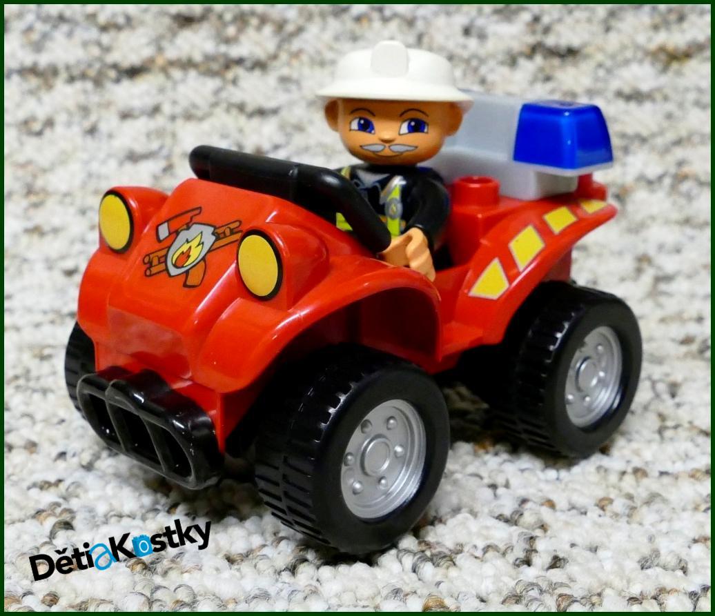 Lego® Duplo® Terénní Čtyřkolka - Hasič s Vousy