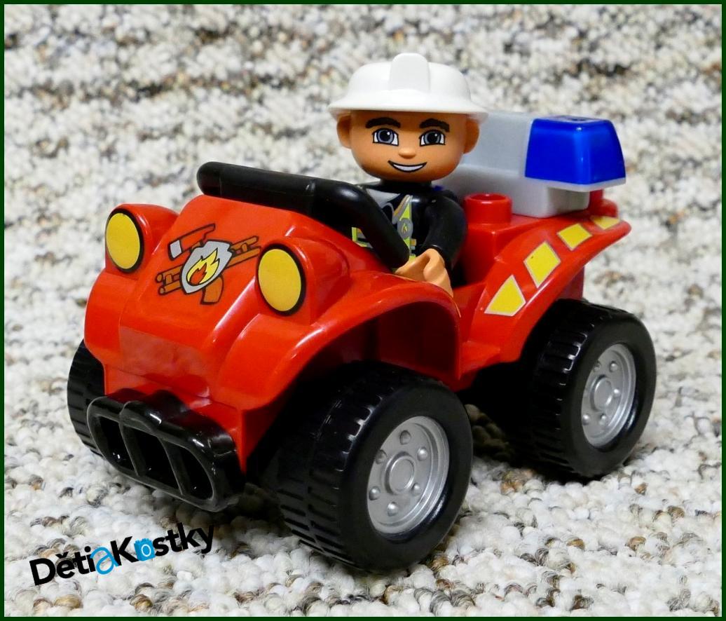 Lego® Duplo® Terénní Čtyřkolka - Hasič Obyčejný
