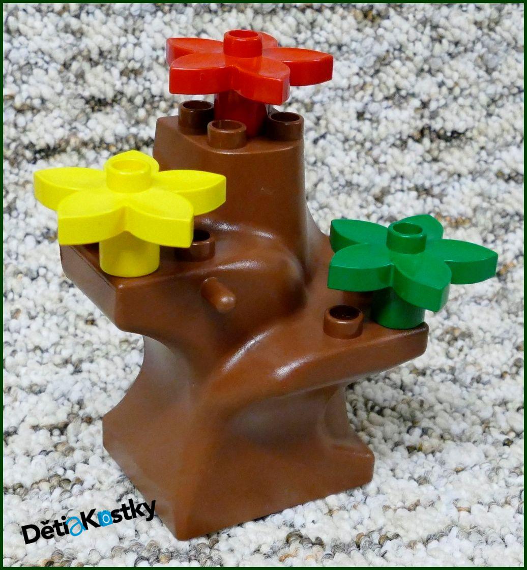 Lego® Duplo® Strom Hnědý s Květinami