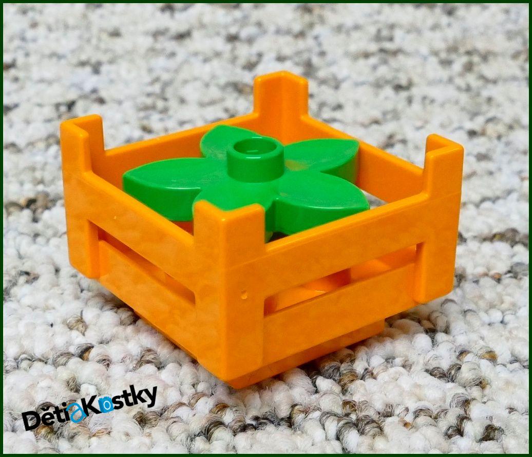 Lego® Duplo® Přepravka Oranžová s Květinou