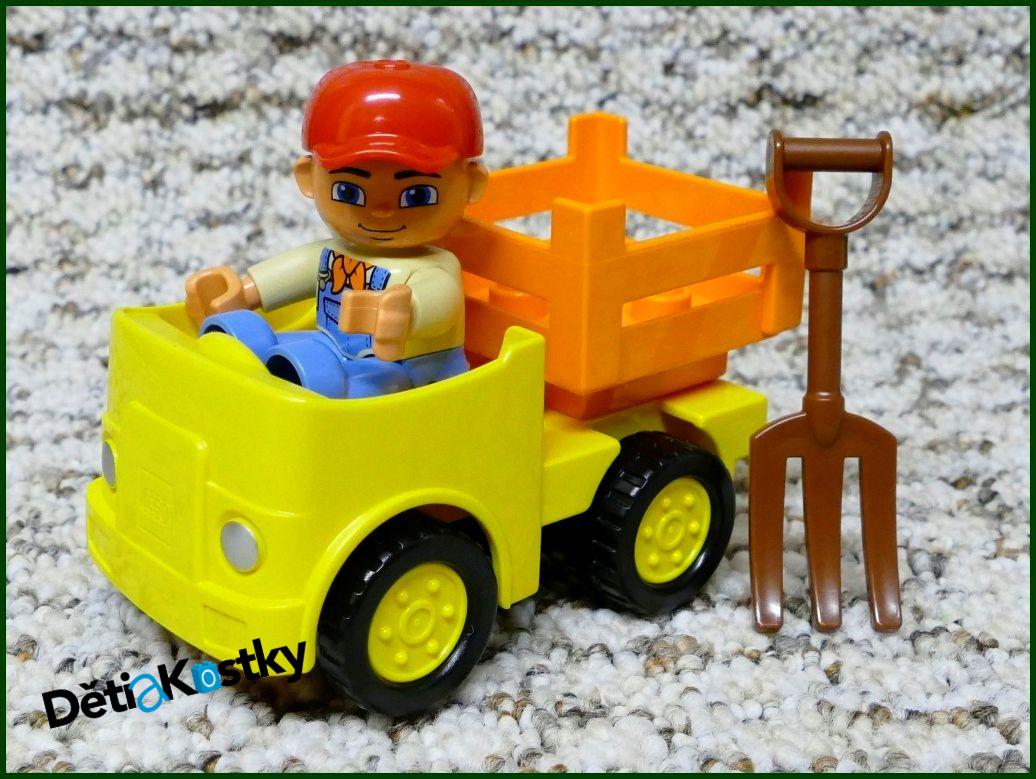Lego® Duplo® Nákladní Autíčko Malé s Přepravkou a Vidlemi