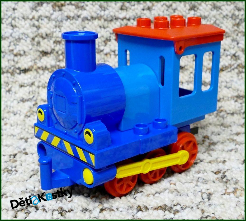 Lego® Duplo® Mašinka Parní Modrá s Kabinkou