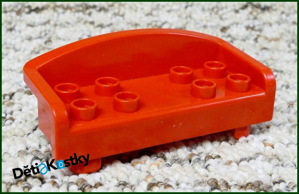 Lego® Duplo® Sedačka Dvojitá Červená