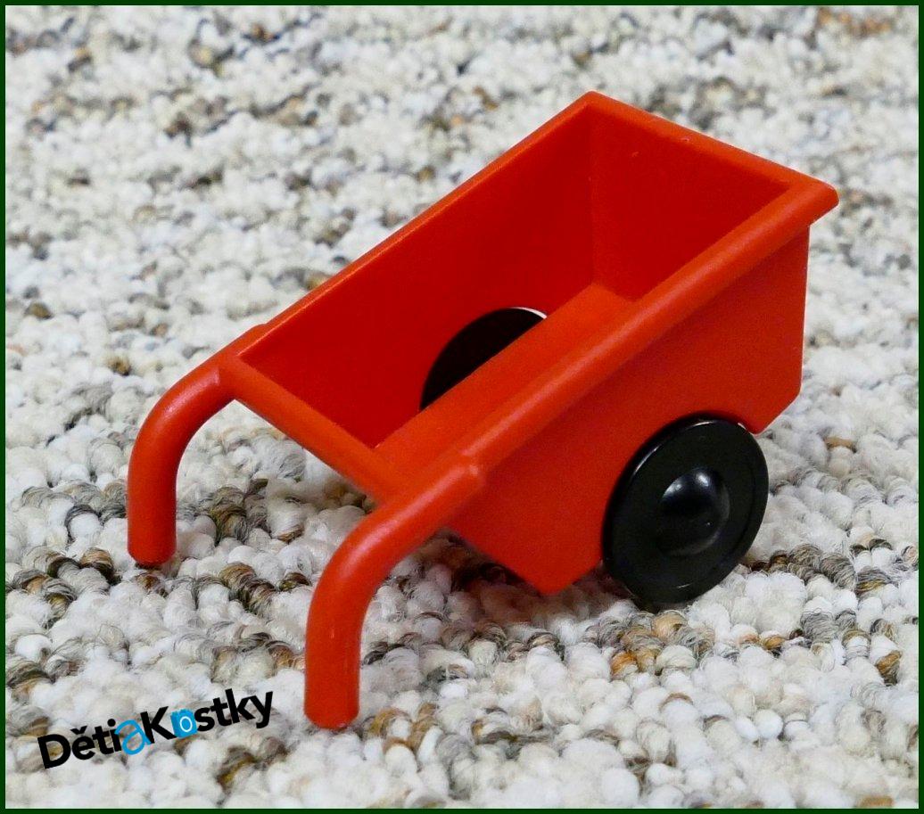 Lego® Duplo® Vozíček (Kolečka) Pro Figurky Červená - Černá Kola