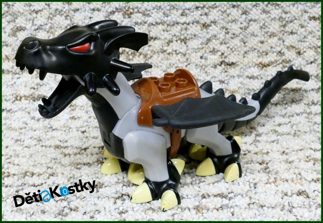 Lego® Duplo® Drak Obrněný - Černá Hlava