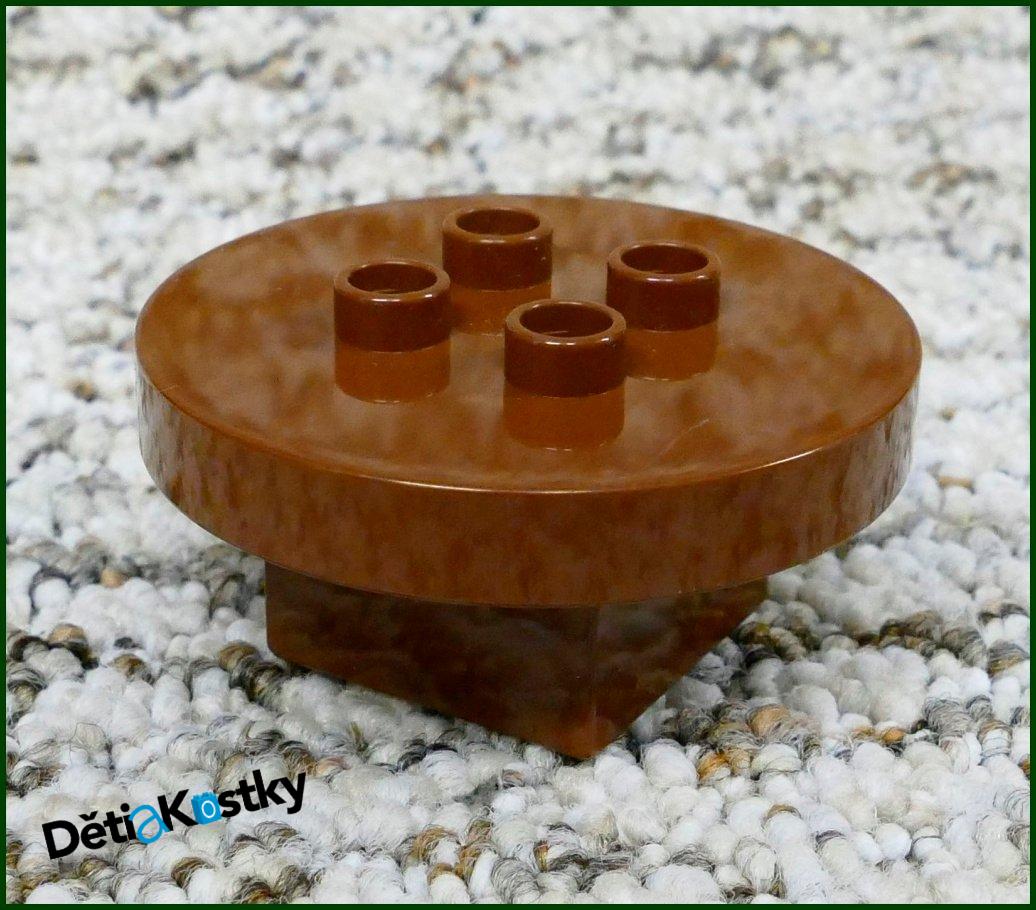 Lego® Duplo® Stůl Hnědý Kulatý