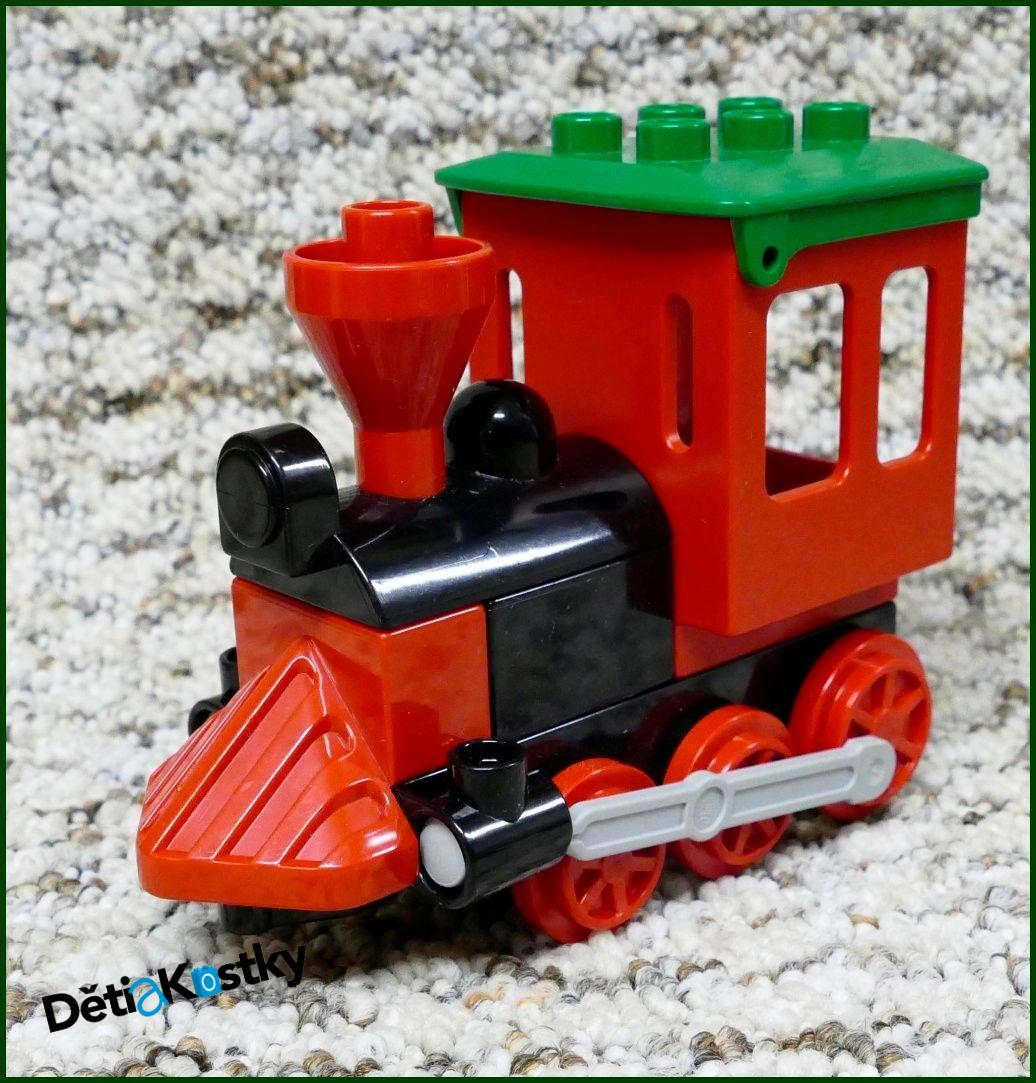 Lego® Duplo® Mašinka Parní Černá s Kabinkou