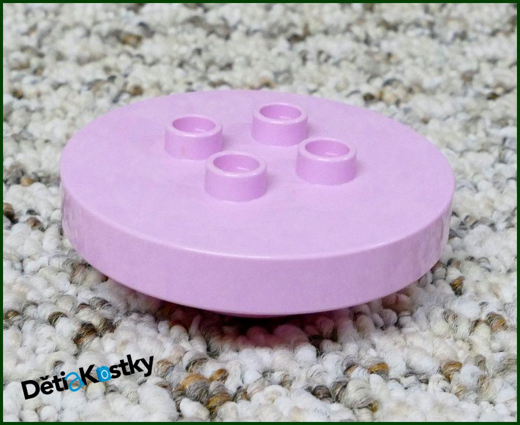 Lego® Duplo® Stůl Kulatý Nízký Růžový