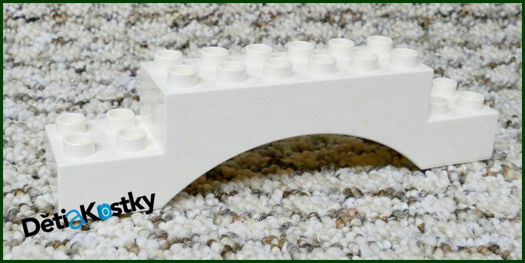 Lego® Duplo® Kostka Dlouhá Klenba Bílá