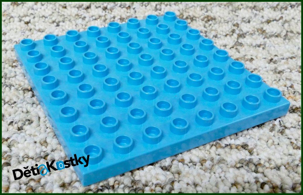 Lego® Duplo® Podložka/Deska 8x8 Tyrkysová