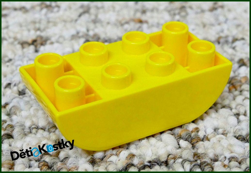 Lego® Duplo® Kostka 2x4 Zaoblená Invert - Žlutá