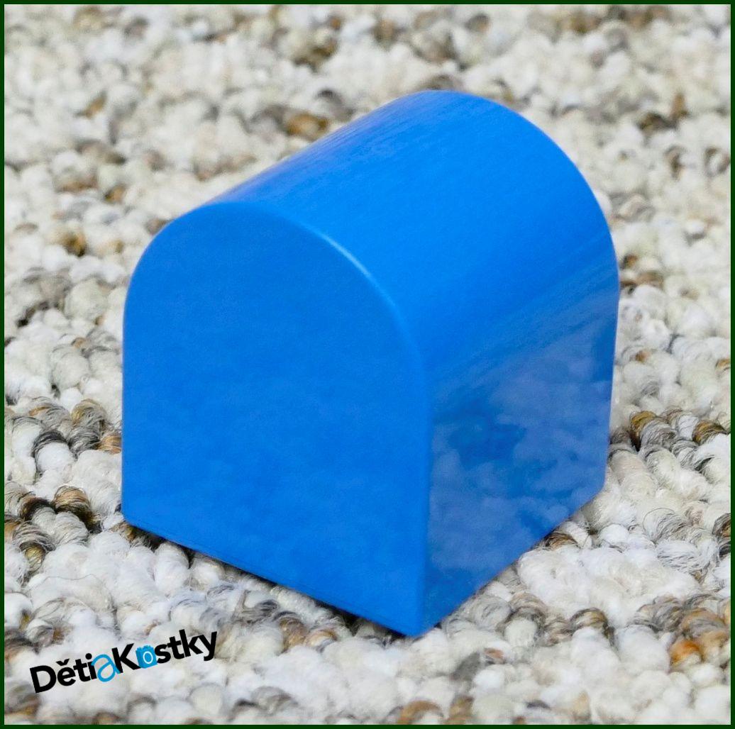 Lego® Duplo® Kostka 2x2 Půlkulatá Malá - Azurová