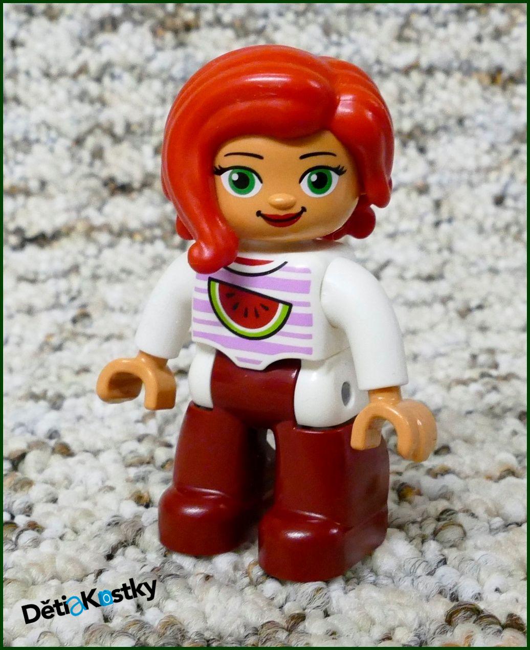 Lego® Duplo® Figurka Paní s Červenými Vlasy