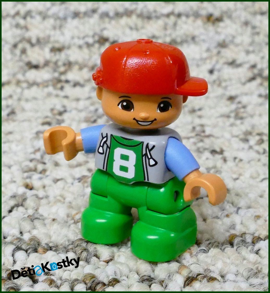 Lego® Duplo® Figurka Dítě s Kšiltem s Osmičkou