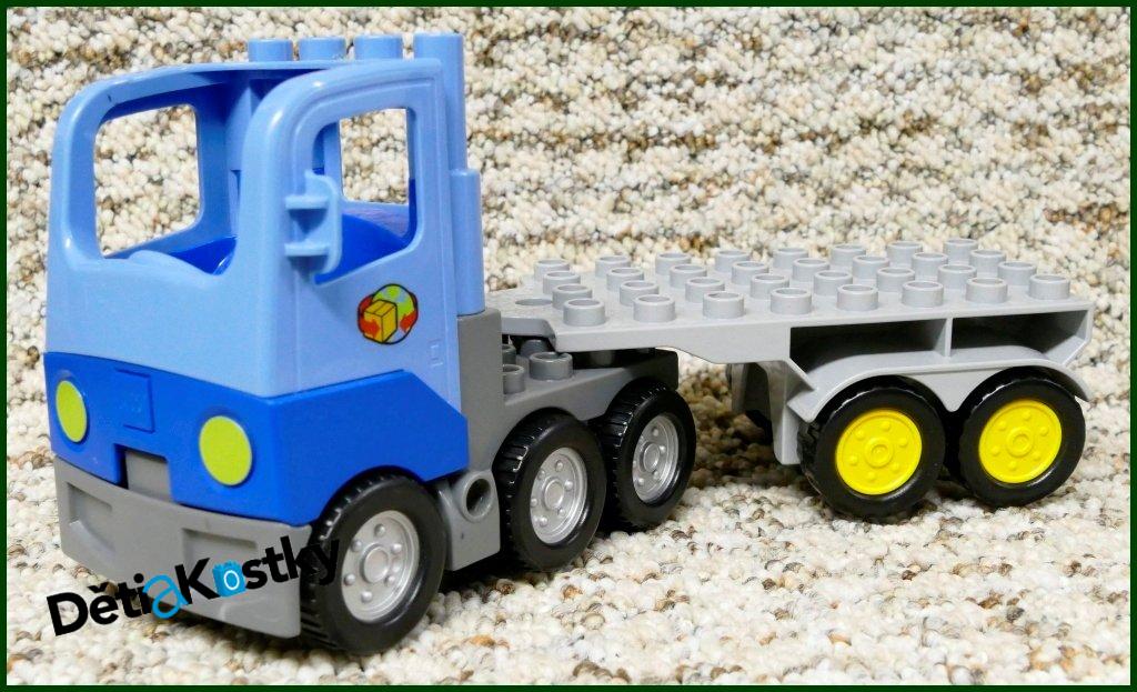 Lego® Duplo® Tahač Modrý Poštovní s Návěsem