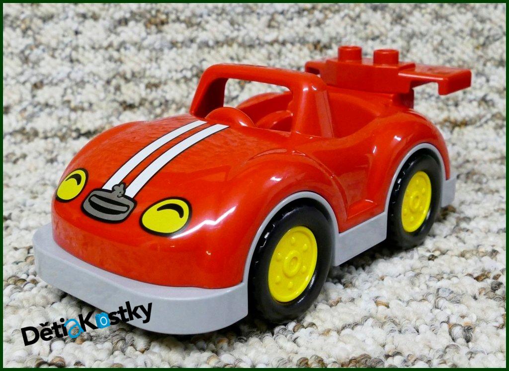 Lego® Duplo® Závodní Auto Červené s Pruhy