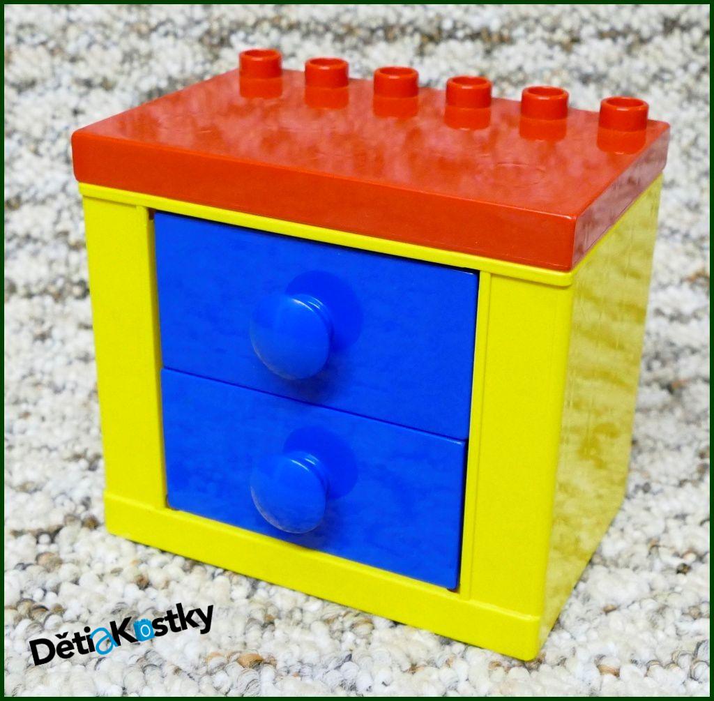 Lego® Duplo® Dolls Skříňka Žlutá a Dva Šuplíky (M,M)