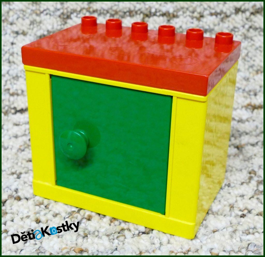 Lego® Duplo® Dolls Skříňka Žlutá/Červená Deska/Zelené Dvířka