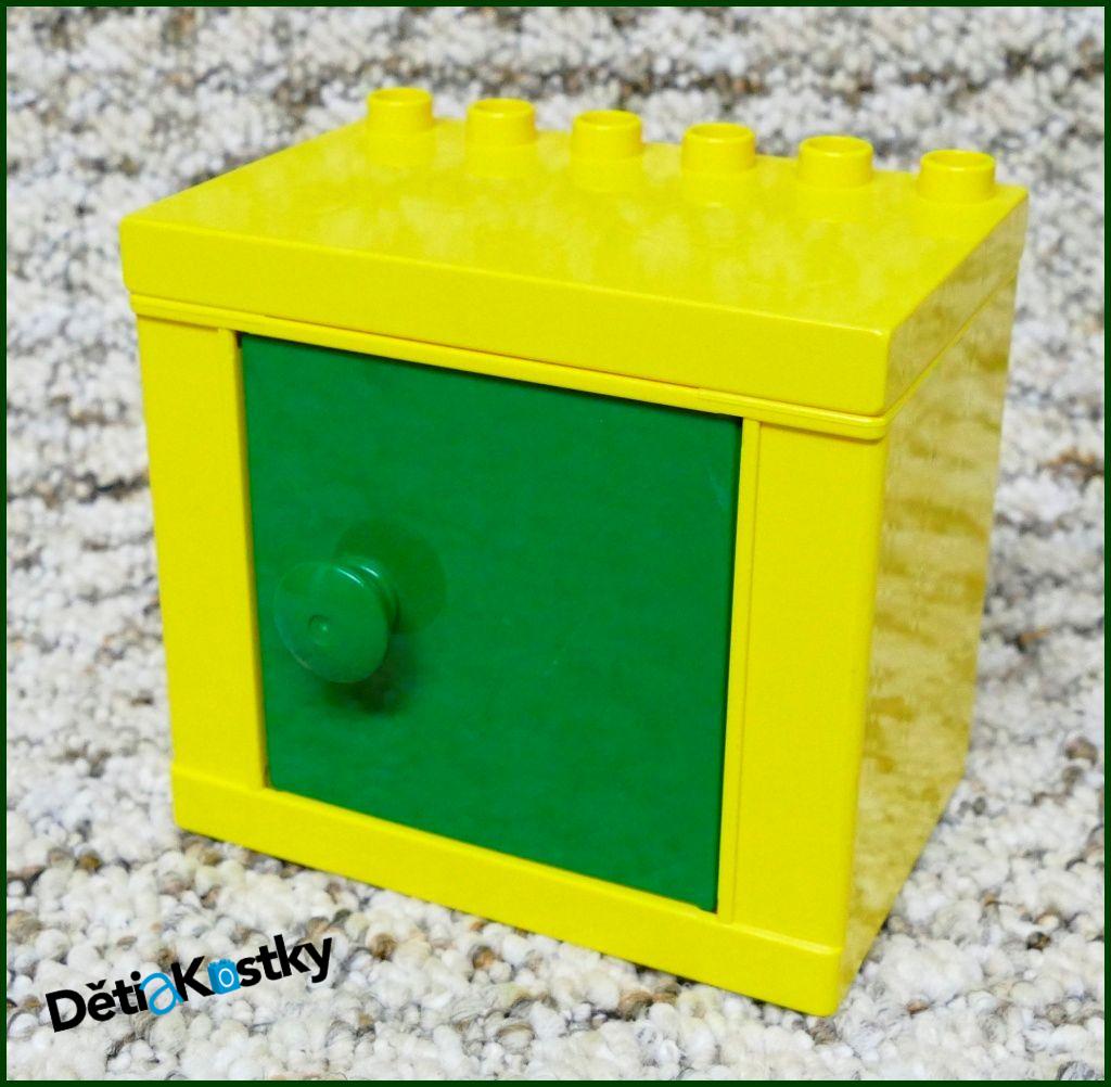 Lego® Duplo® Dolls Skříňka Žlutá/Žlutá Deska/Zelené Dvířka