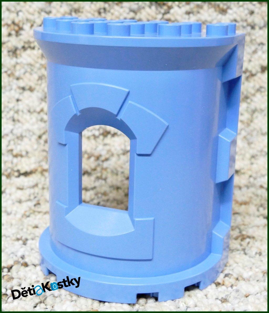 Lego® Duplo® Věž Hradu Půlkulatá - Světle Modrá