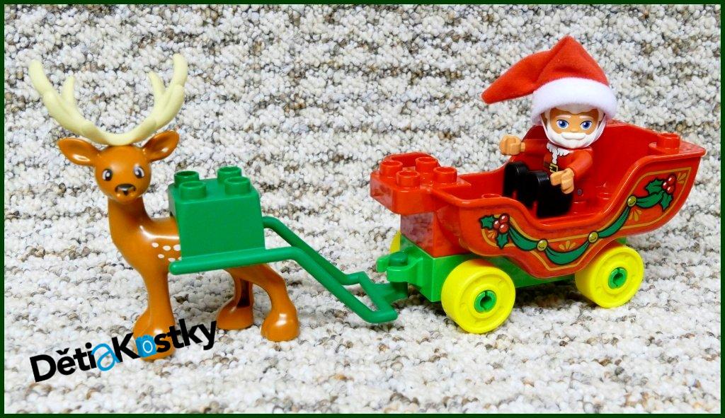 Lego® Duplo® Santa se Sáněmi