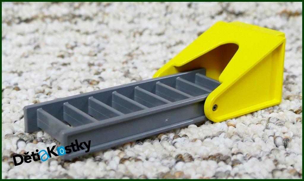 Lego® Duplo® Žebřík Šedý se Žlutým Podstavcem