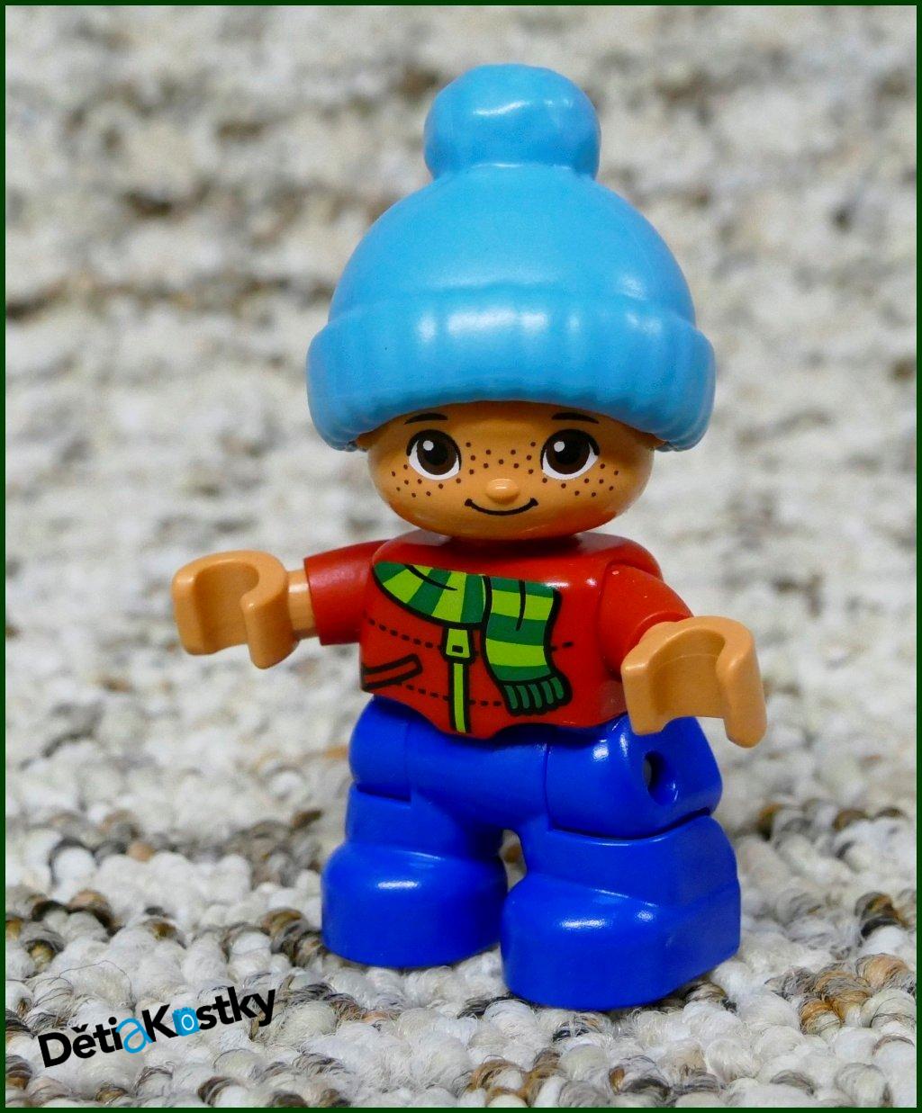 Lego® Duplo® Figurka Dítě s Modrou Čepicí/Kulichem