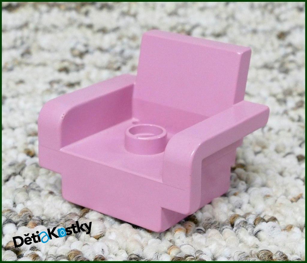 Lego® Duplo® Křeslo Růžové Hranaté
