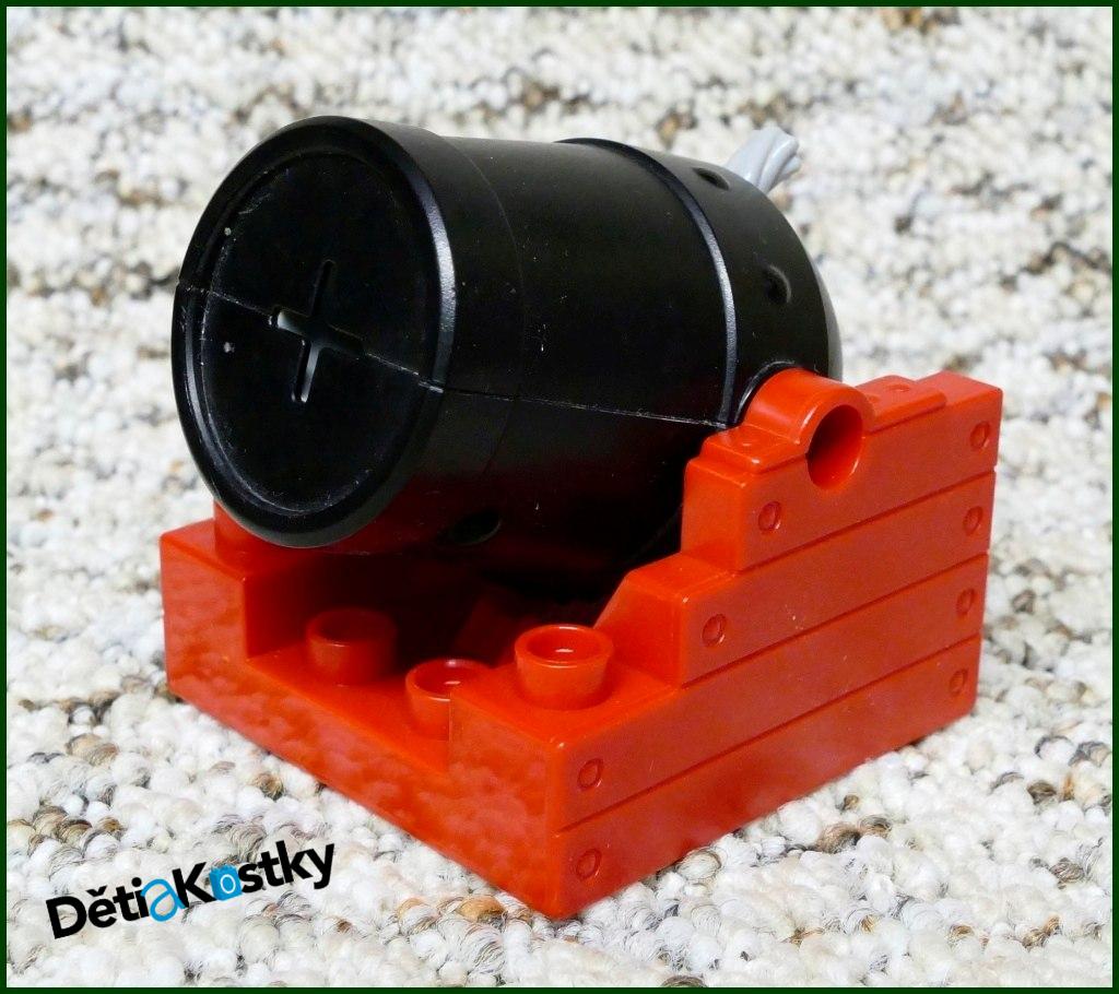 Lego® Duplo® Lodní Dělo Vystřelovací Černé/Červená Základna