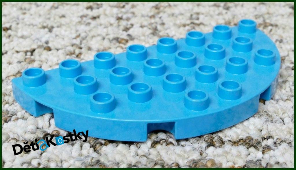 Lego® Duplo® Podložka/Destička 4x8 Půlkulatá Tyrkysová