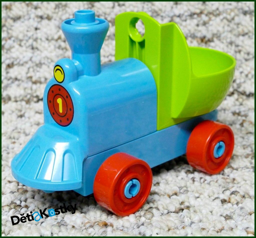 Lego® Duplo® Mašinka Parní Ruční Tyrkysová-Limetka