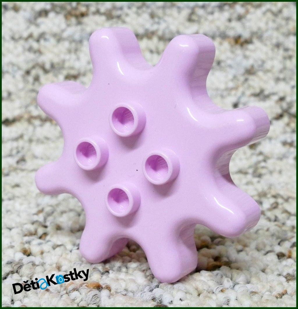 Lego® Duplo® Ozubená Kostka Růžová Menší