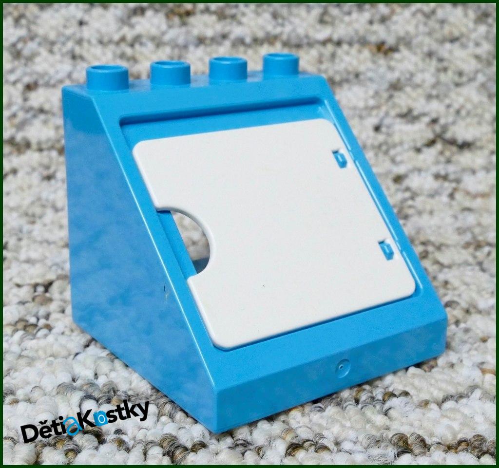 Lego® Duplo® Kostka Tyrkysová (Vikýř Plný)