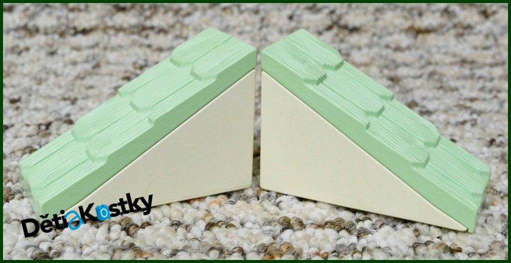 Lego® Duplo® Střechy Malé Světlounce Zelené 2ks