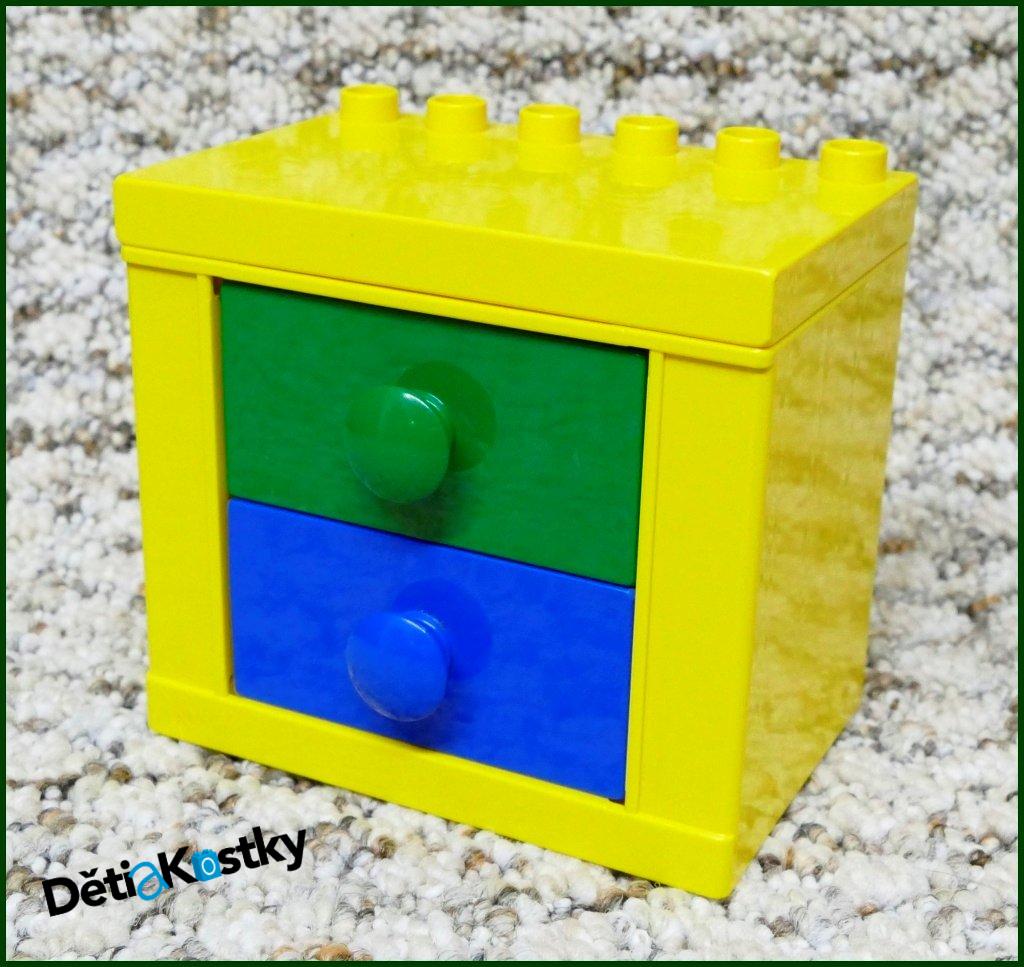 Lego® Duplo® Dolls Skříňka Žlutá a Dva Šuplíky (M,Z)