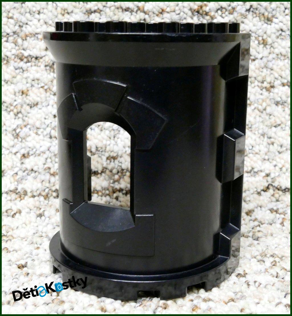 Lego® Duplo® Věž Hradu Půlkulatá - Černá