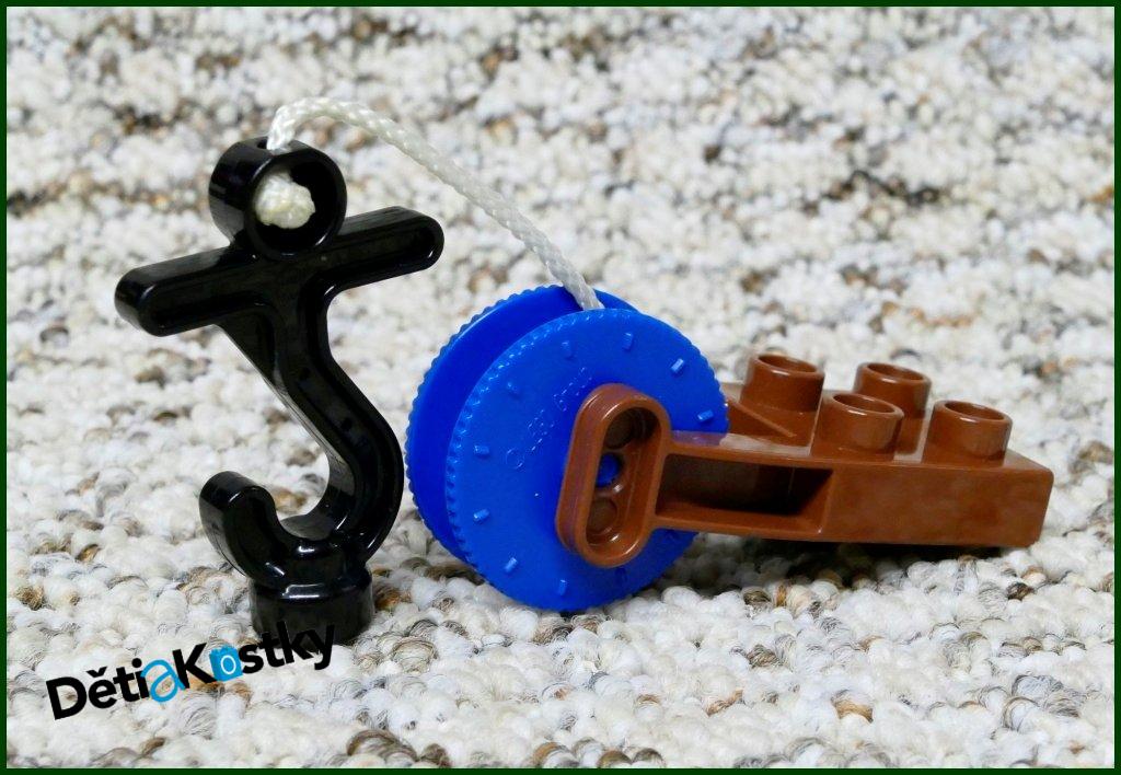 Lego® Duplo® Naviják Malý Hnědý/Modré Kolečko