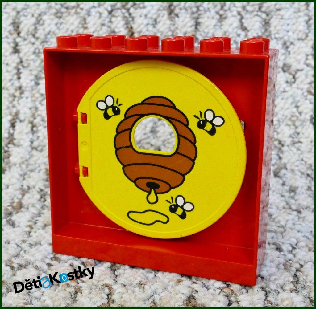 Lego® Duplo® Vstup / Výstup z Dráhy (Červená/Úl)
