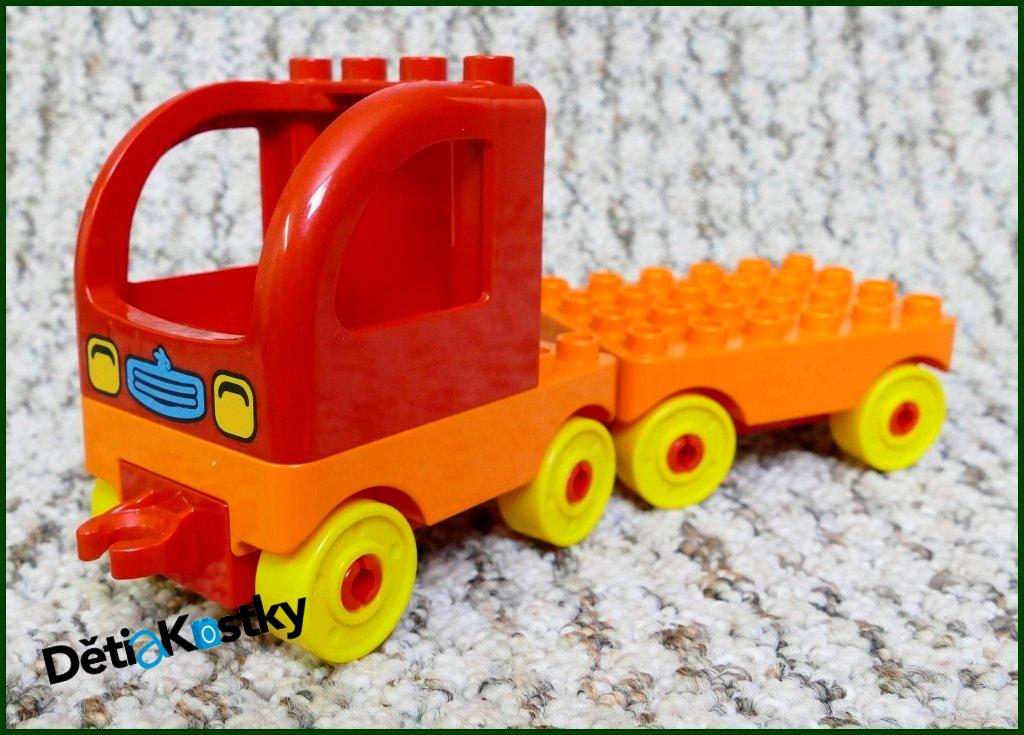 Lego® Duplo® Nákladní Auto s Oranžovým Vozíkem
