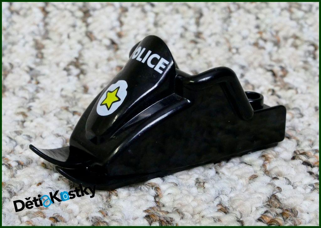 Lego® Duplo® Policejní Skútr Černý s Lyžinami