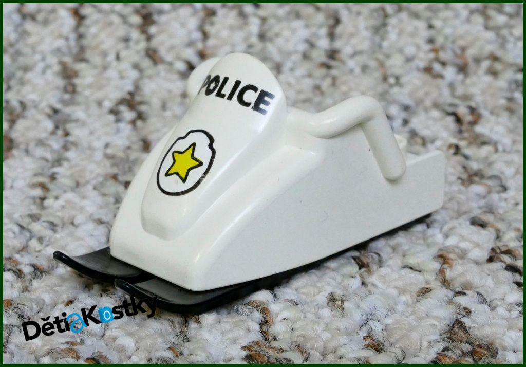 Lego® Duplo® Policejní Skútr Bílý s Lyžinami