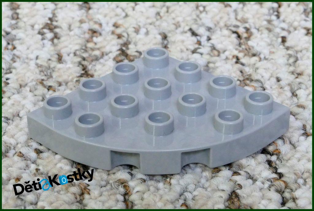 Lego® Duplo® Podložka/Destička 4x4 Kulatá Světle Šedá