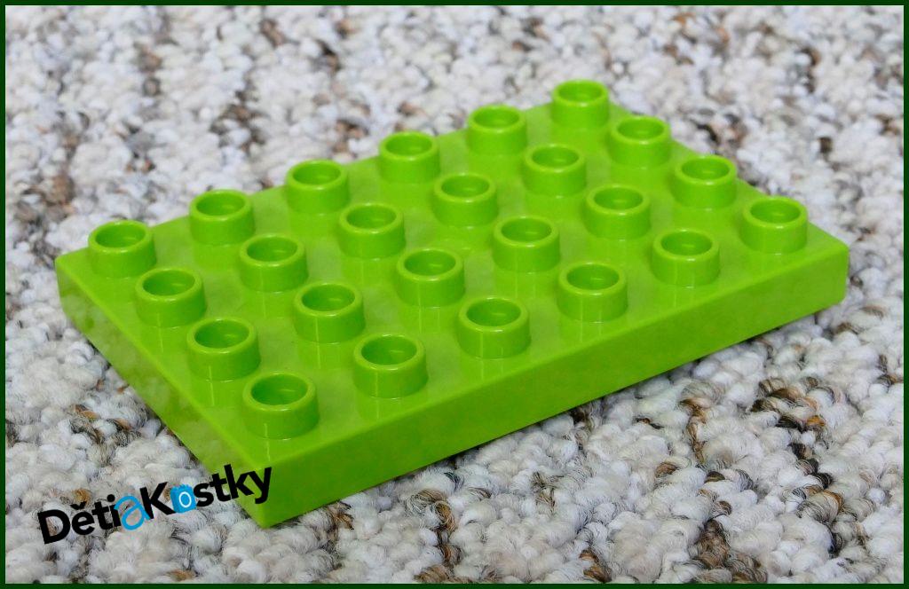 Lego® Duplo® Podložka/Destička 4x6 Limetka