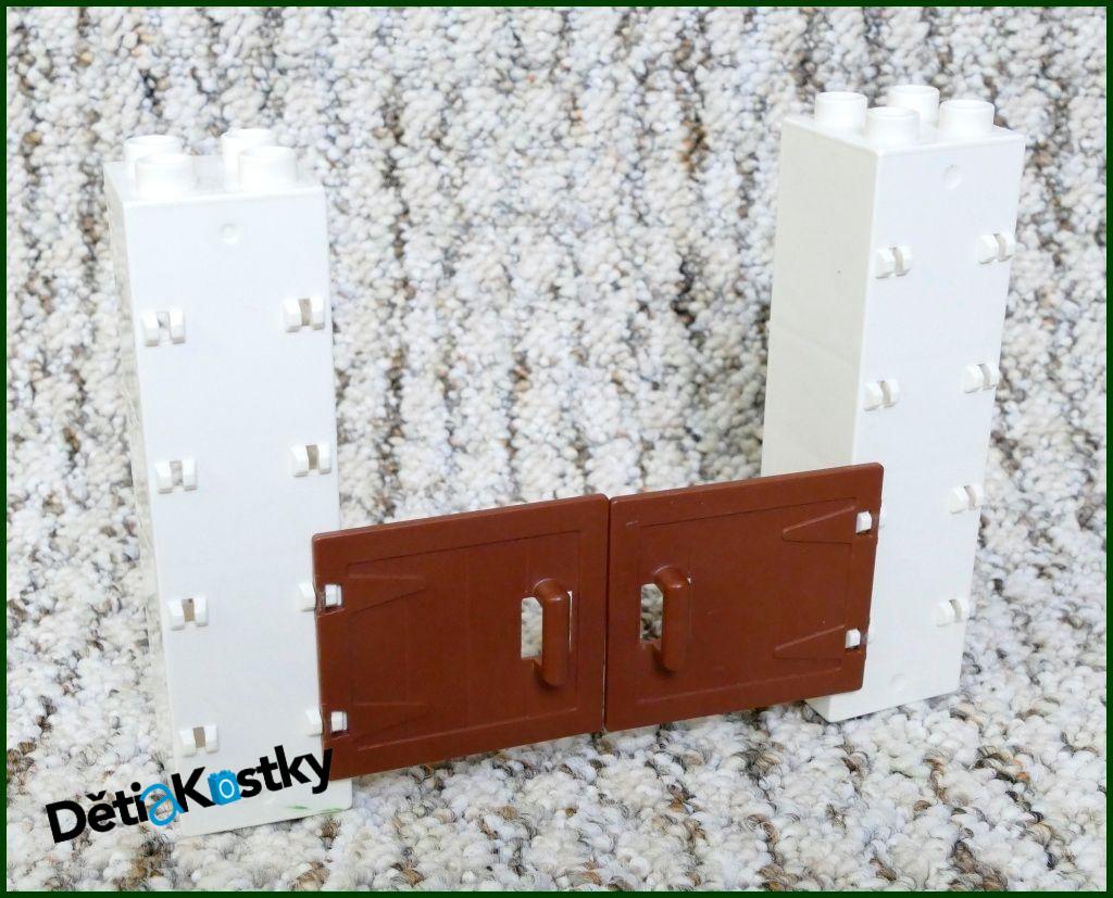 Lego® Duplo® Vrata Farmy (Bílá-Hnědá)