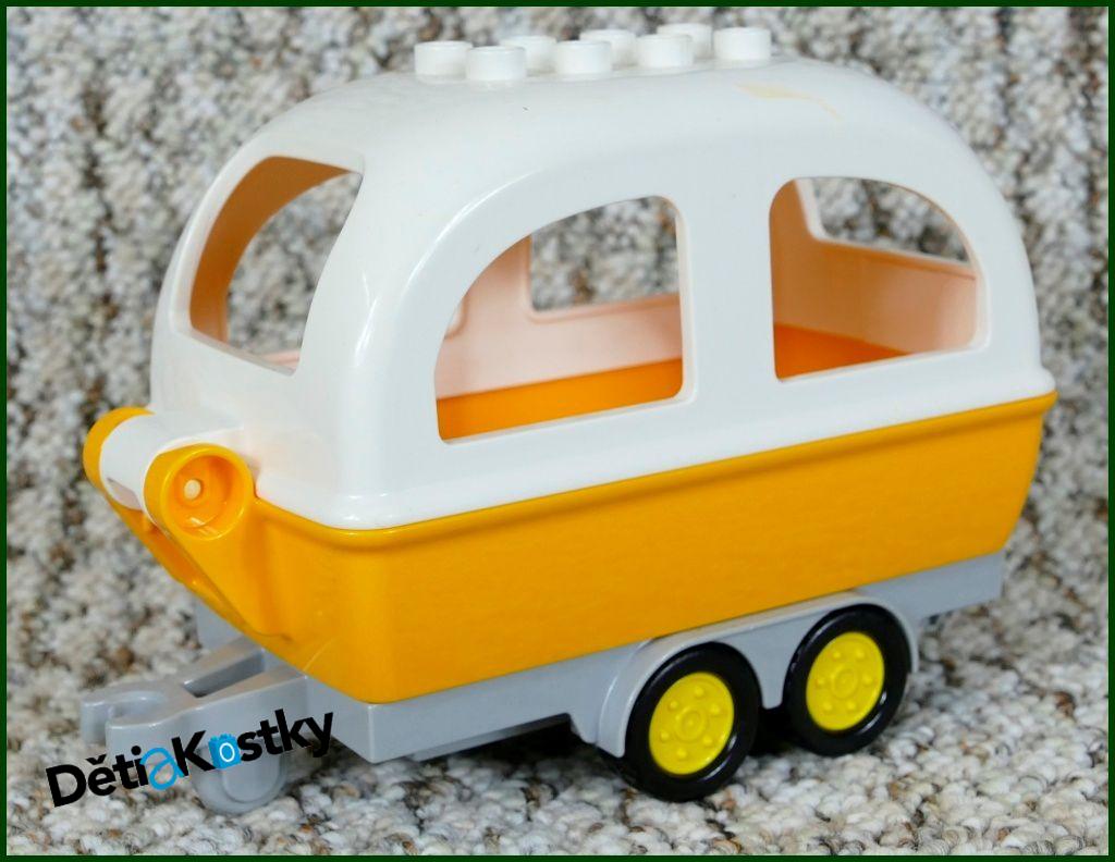 Lego® Duplo® Obytný Karavan Oranžovo/Bílý