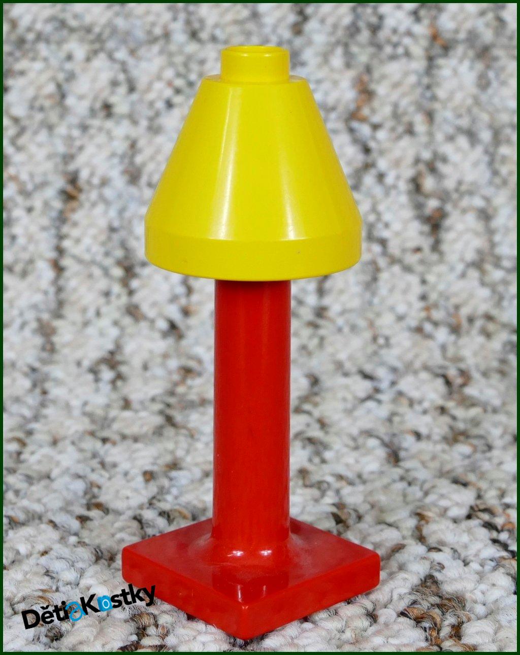 Lego® Duplo® Lampička Žlutá Vysoká - Červený Podstavec Vysoký