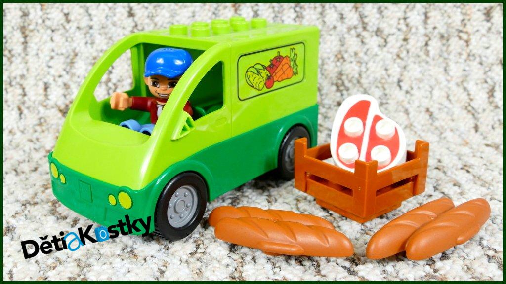 Lego® Duplo® Dodávka Zelenina / Ovoce s Příslušenstvím