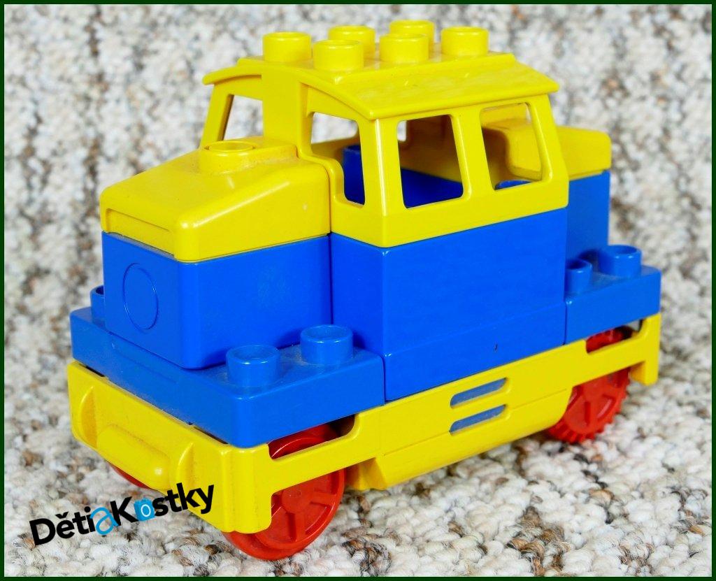 Lego® Duplo® Mašinka se Spodními Tlačítky - Modrá