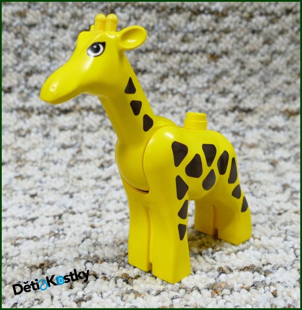 Lego® Duplo® Žirafa (Pohyblivá Hlava) - Starší Typ - Trojúhelníkové Skvrny