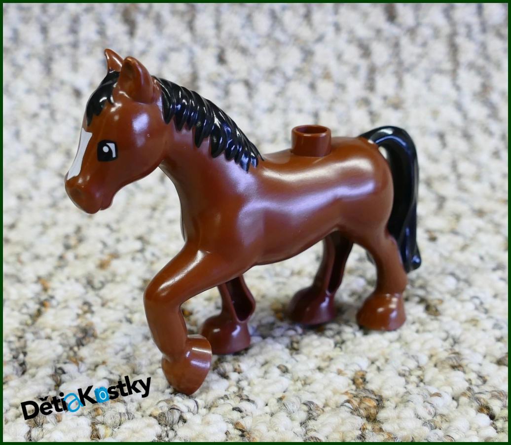 Lego® Duplo® Kůň Tmavě Hnědý